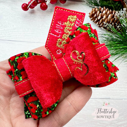 Santa Gift Bow