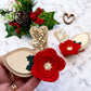 Flower Reindeer Piggies, Antler bow set