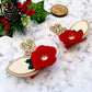 Flower Reindeer Piggies, Antler bow set