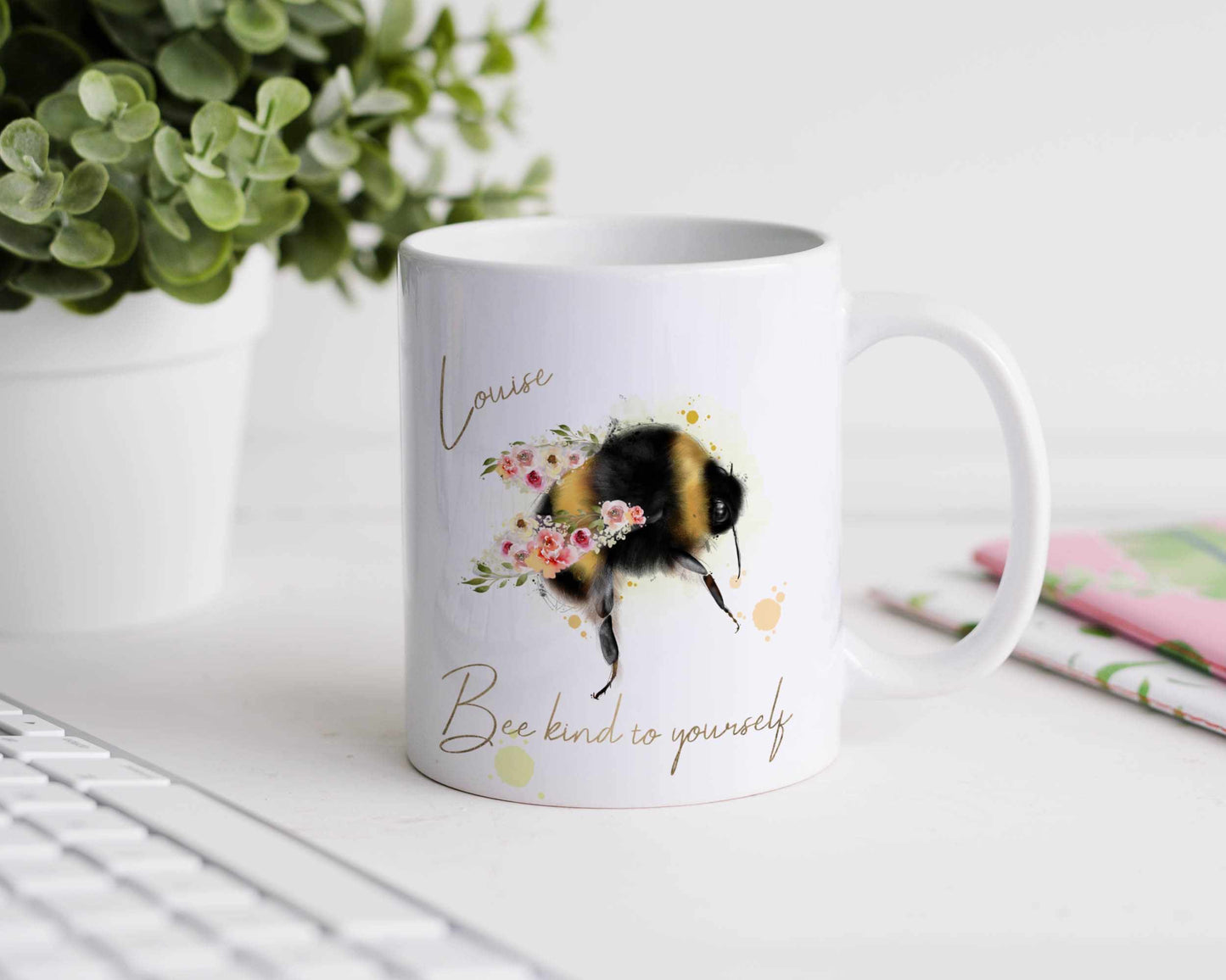Personalised Bee Kind Mug