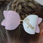 Large Personalised Hair Bow, Personalised School Bows - Flutterbye Bowtique