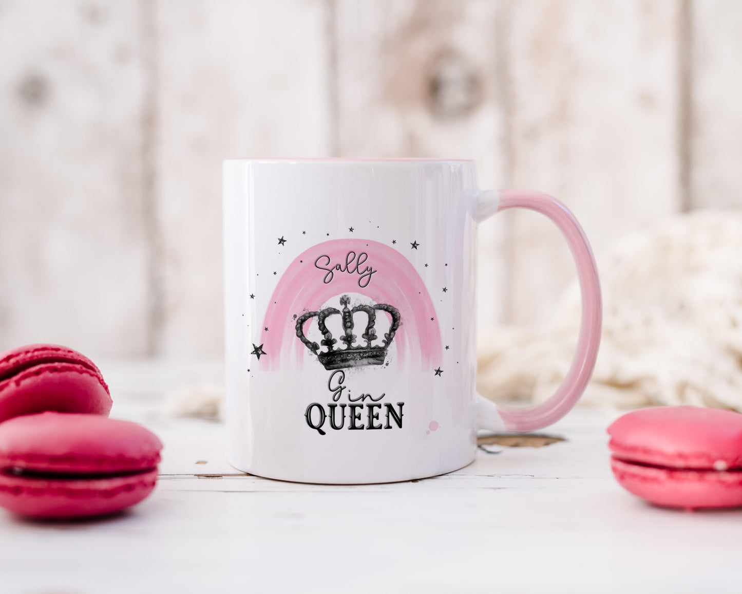 Personalised Vodka Queen Mug, Gin, Wine