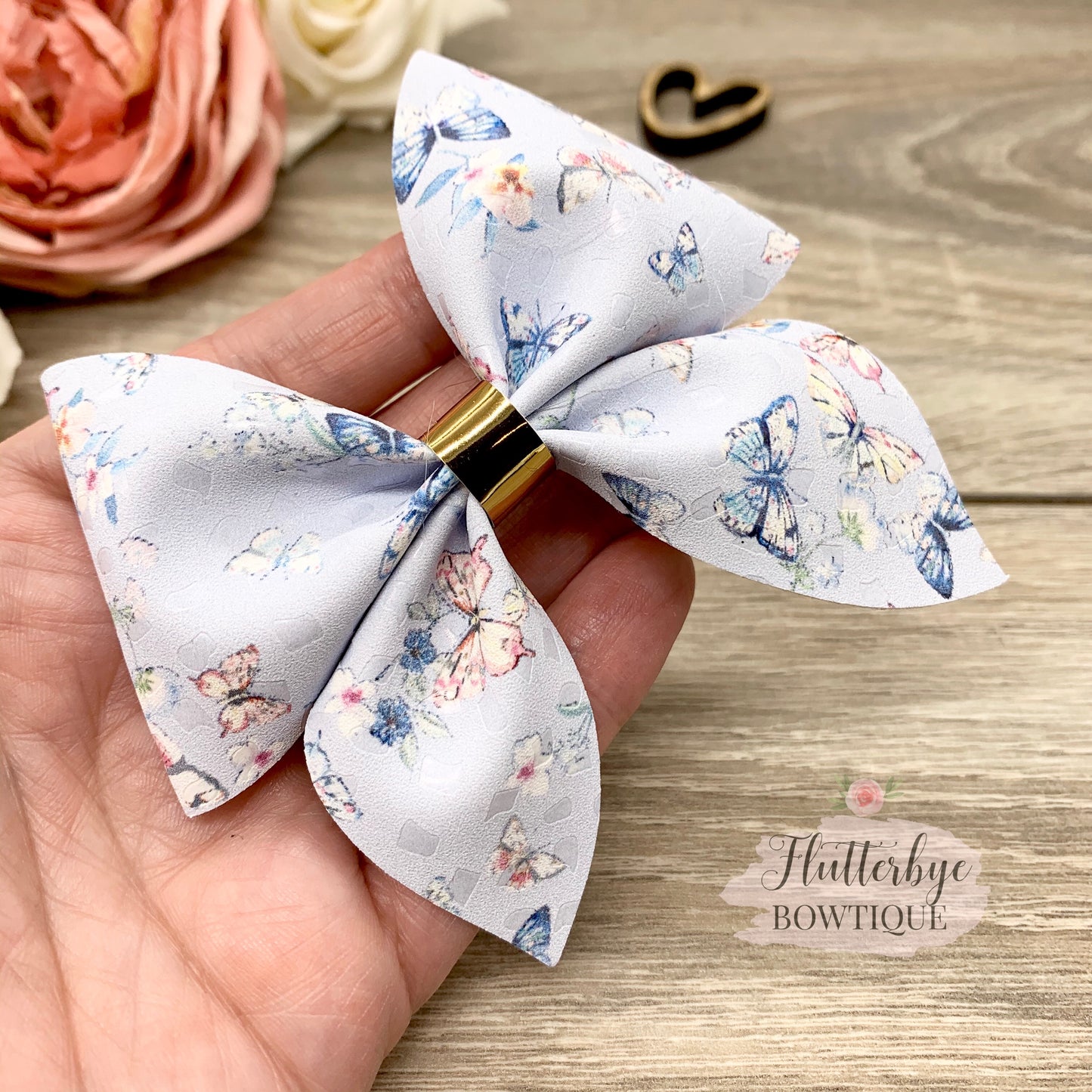 Pretty Butterfly Party Pinch Hair Bow