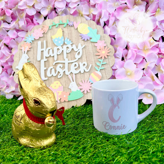 Easter Bunny Alphabet small Mug