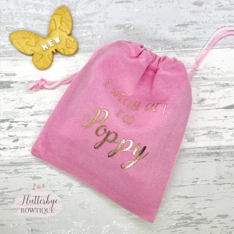 Personalised Gift Bag - Flutterbye Bowtique