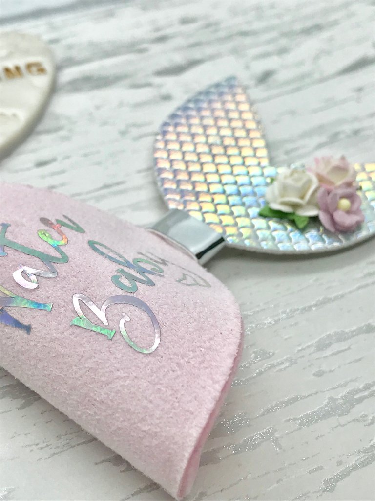 Mermaid Hair Bow, Water Baby Bow, Personalised Mermaid Bow - Flutterbye Bowtique