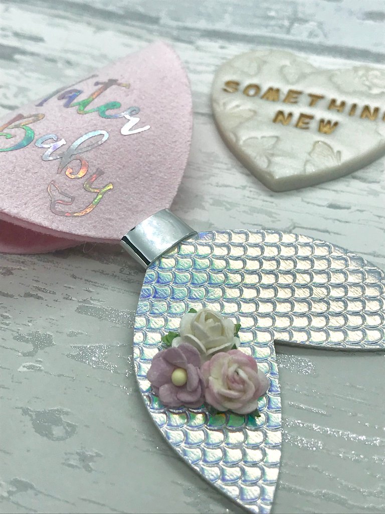 Mermaid Hair Bow, Water Baby Bow, Personalised Mermaid Bow - Flutterbye Bowtique